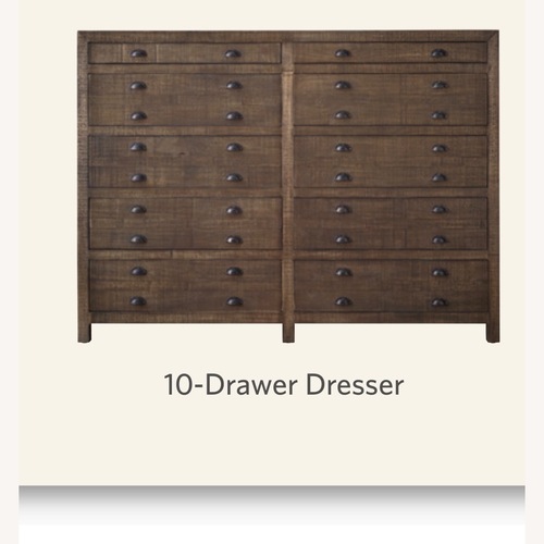 Used Restoration Hardware Printmaker's 10-Drawer Dresser for sale on AptDeco