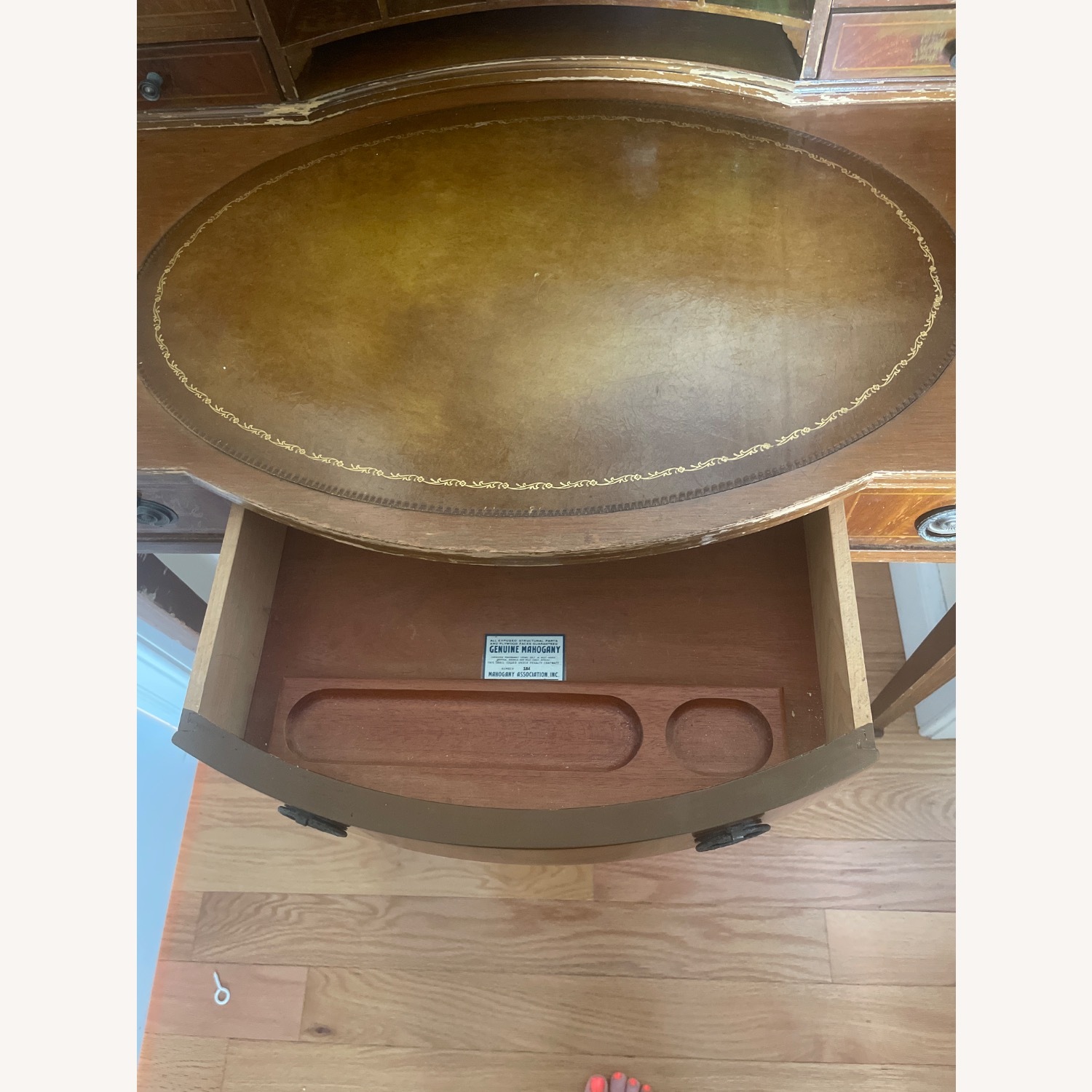 Dark Brown Desk - image-3