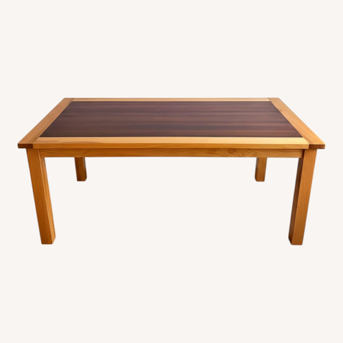 Used Vintage/Antique Red Wood Dining Table for sale on AptDeco