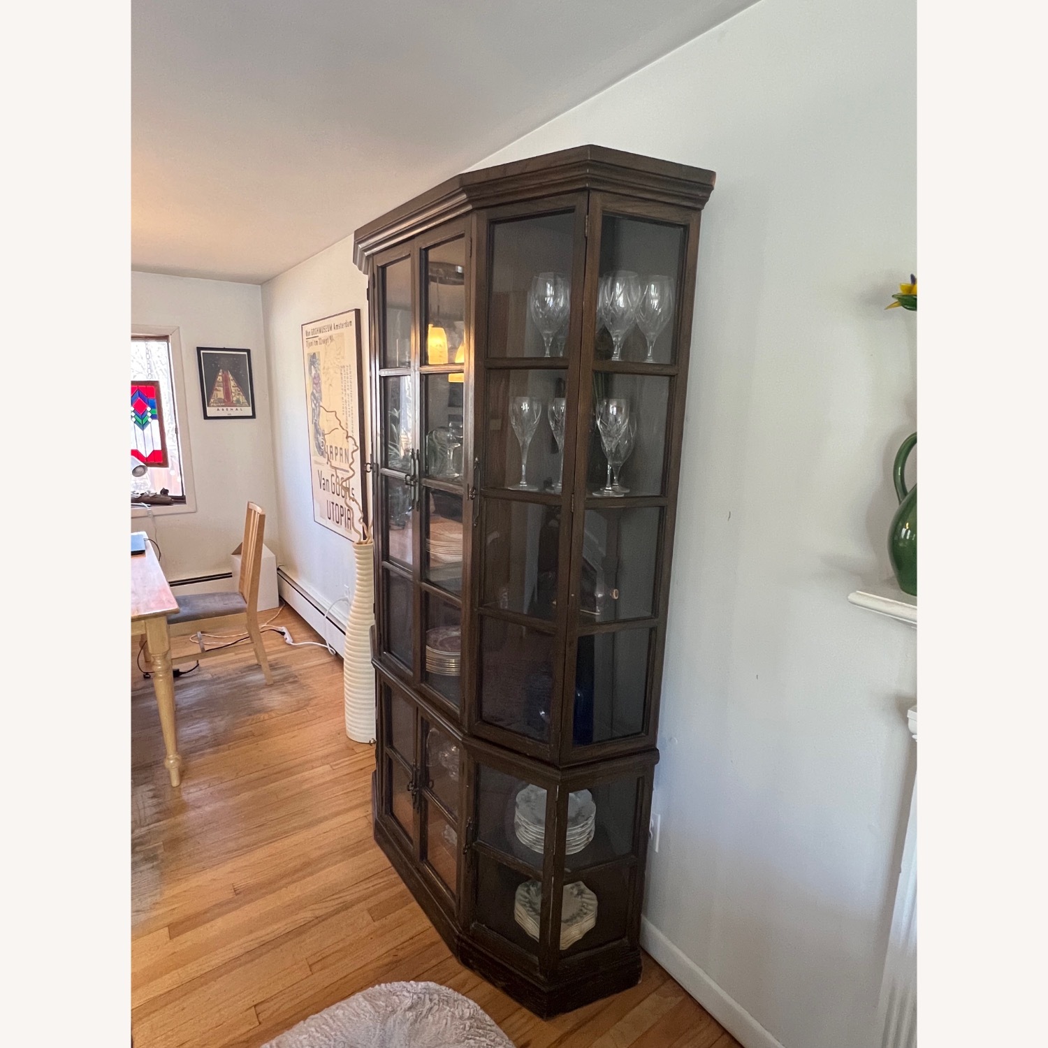 Dark Brown Wood Sideboard - image-3