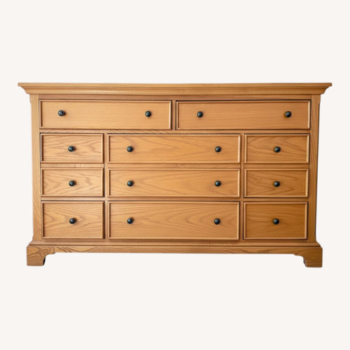 Used Fireside Lodge Furniture Light Brown Wood Dresser for sale on AptDeco