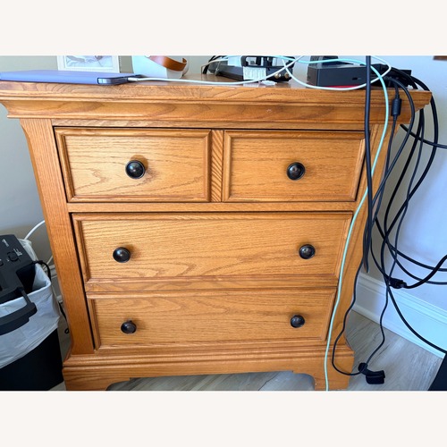 Used Fireside Lodge Furniture Light Brown Nightstands for sale on AptDeco