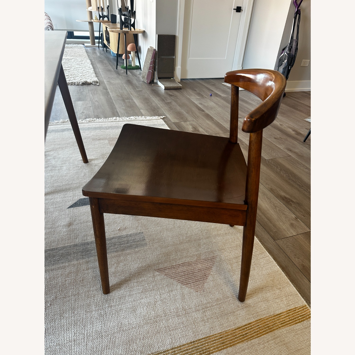 AllModern Dining Table & West Elm Chairs Set - image-11