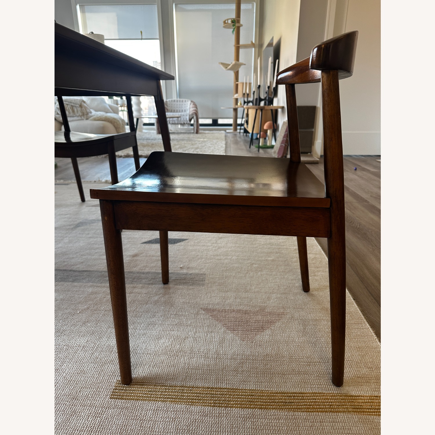 AllModern Dining Table & West Elm Chairs Set - image-10