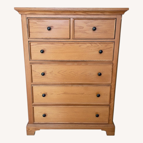 Used Fireside Lodge Furniture Light Brown Wood Dresser for sale on AptDeco
