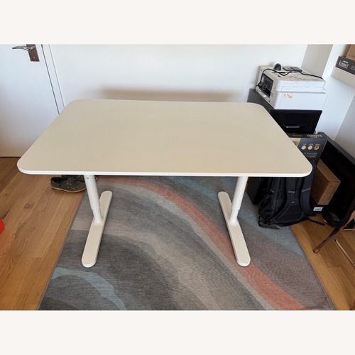 Used IKEA Bekant White Desk for sale on AptDeco
