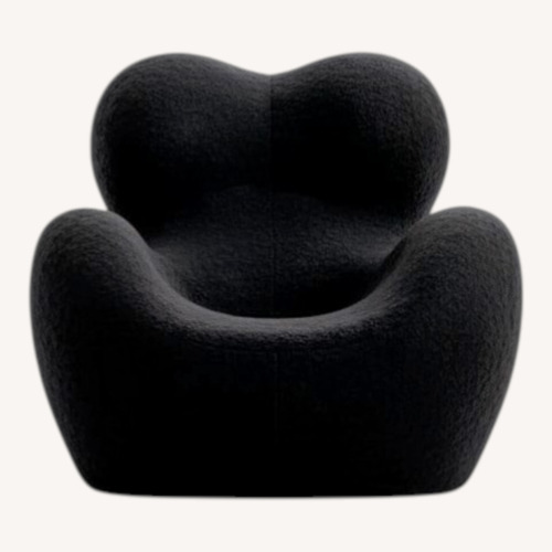 Used B&B Italia Serie Up 2000 Black Fabric Armchair for sale on AptDeco