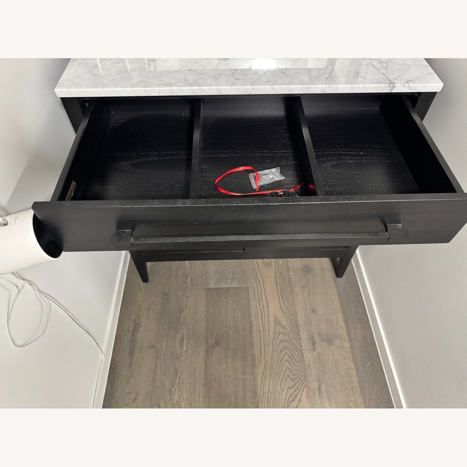 Crate &  Barrel Enzo Bar Cabinet with Hutch - image-4