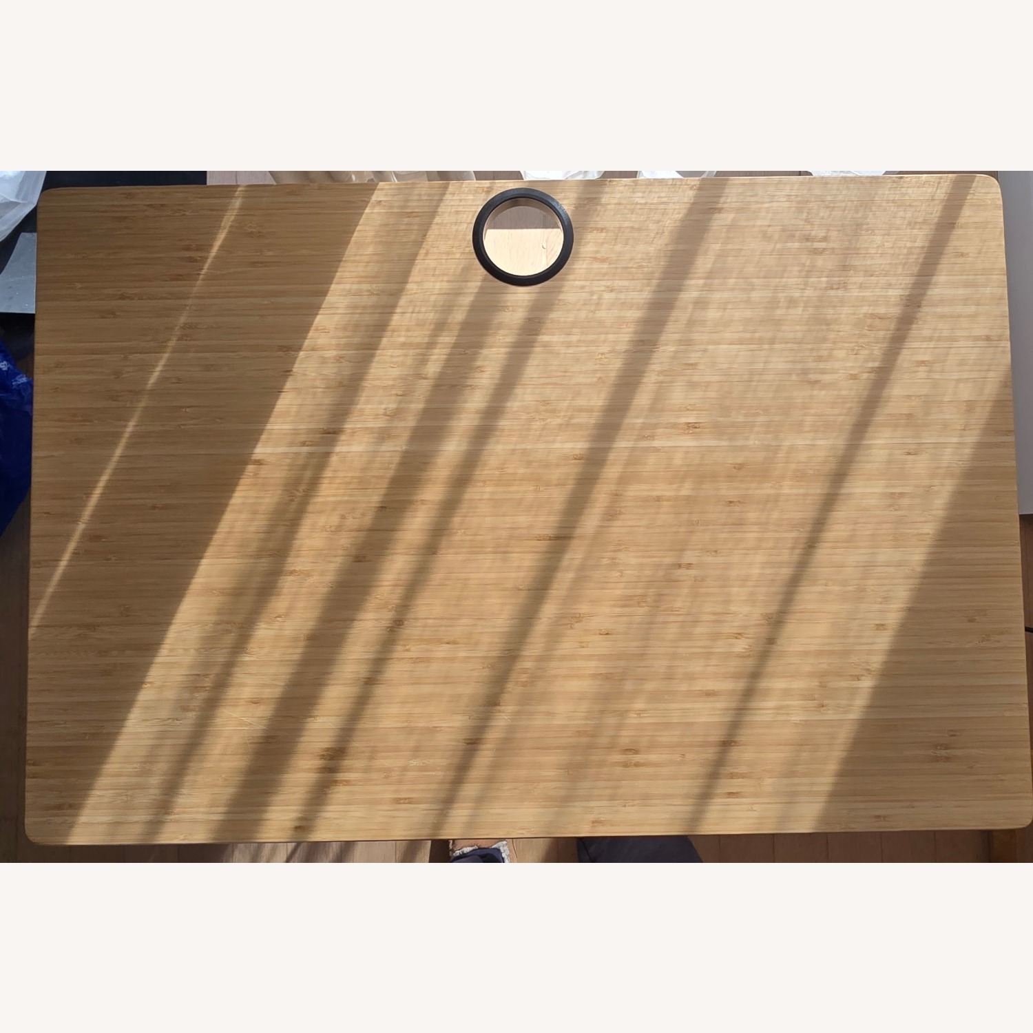 Herman Miller Jarvis Yellow Bamboo Desk - image-4