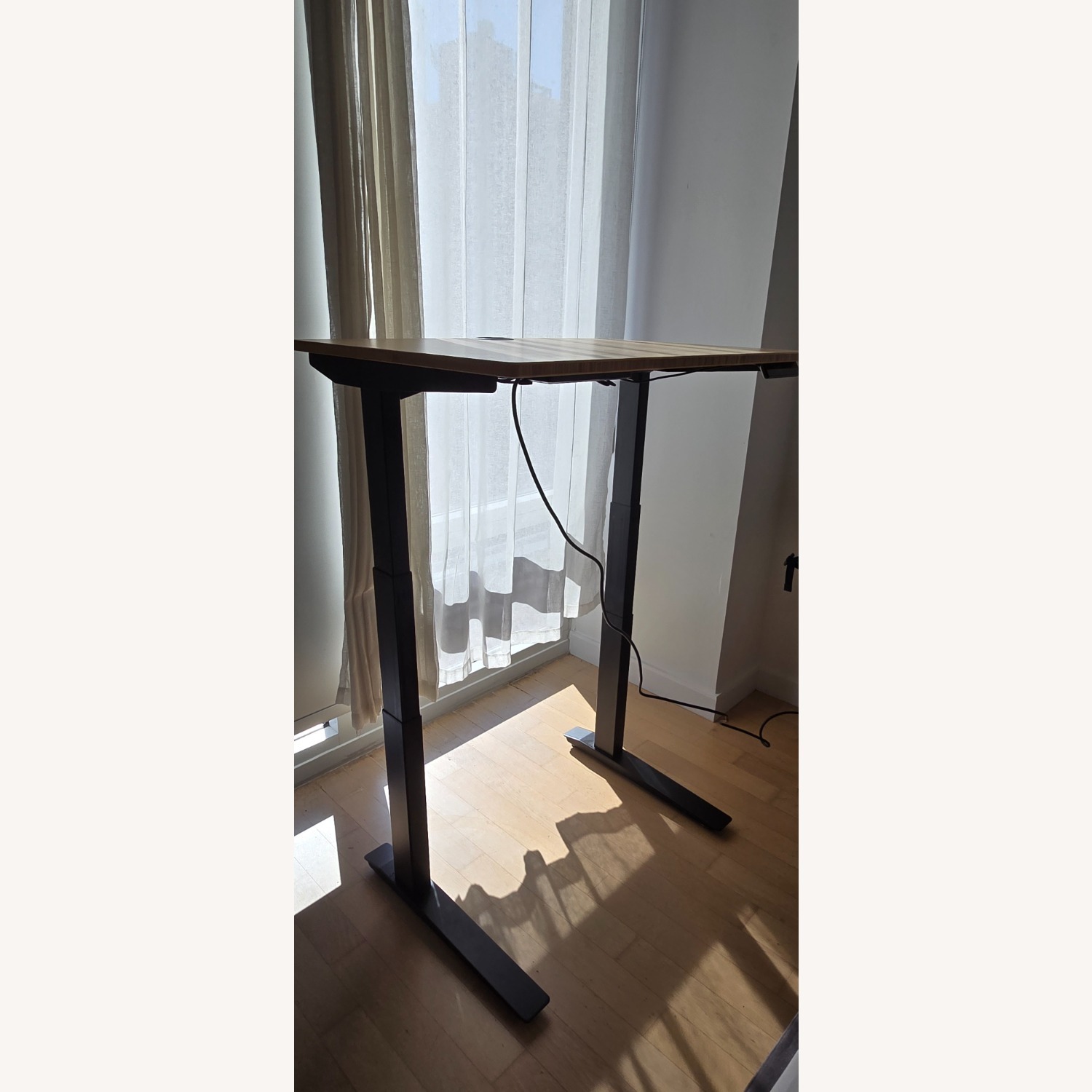 Herman Miller Jarvis Yellow Bamboo Desk - image-3