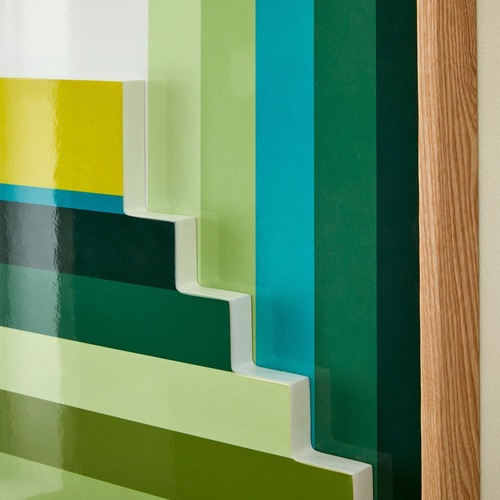 Used West Elm Colorblock Wall Art for sale on AptDeco
