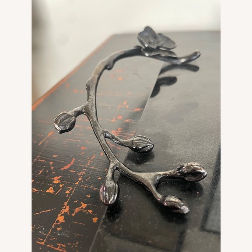 Used Michael Aram Orchid Collection Black Marble Décor for sale on AptDeco