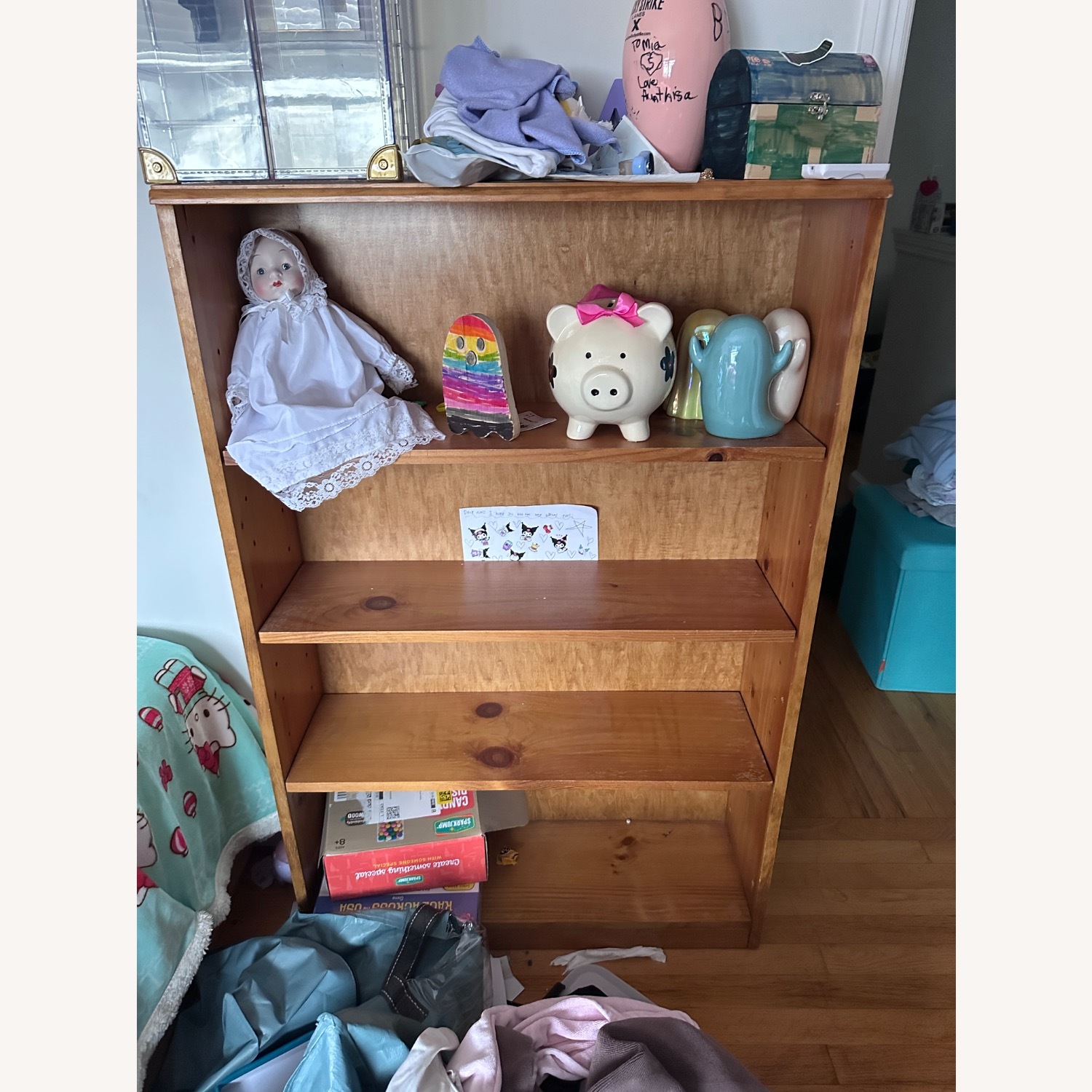 Gothic Cabinet Craft Natural Wood Twin Bed - image-5