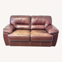 Dark Brown Leather 3+ Seater Sofa