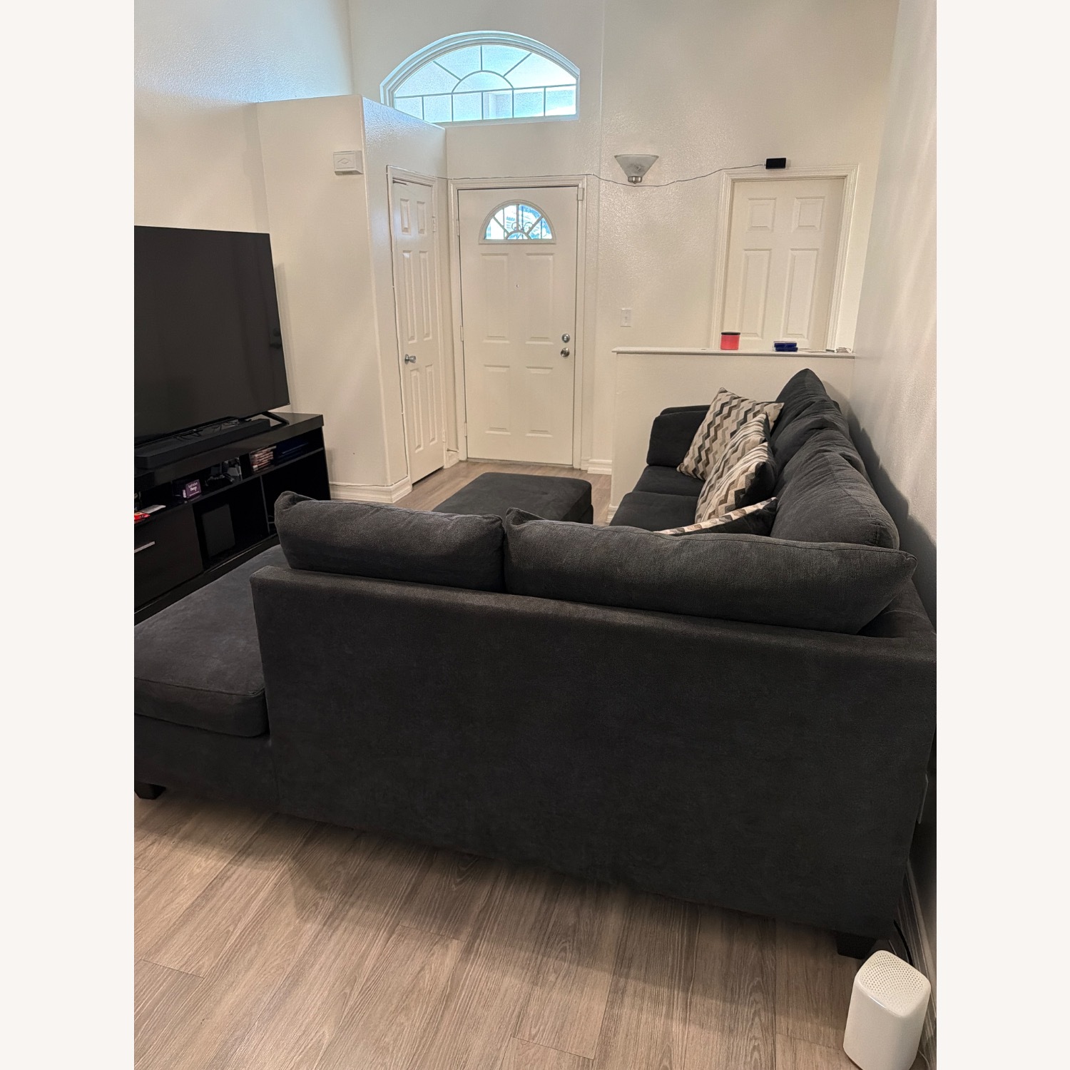 L Seat Couch and Ottoman  - image-3