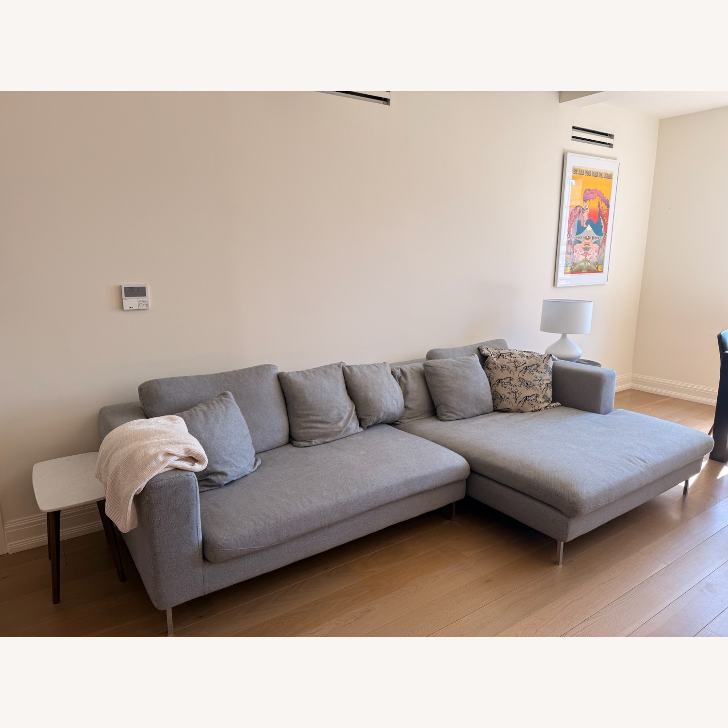 Rove Concepts Light Gray Hugo Sectional - image-1