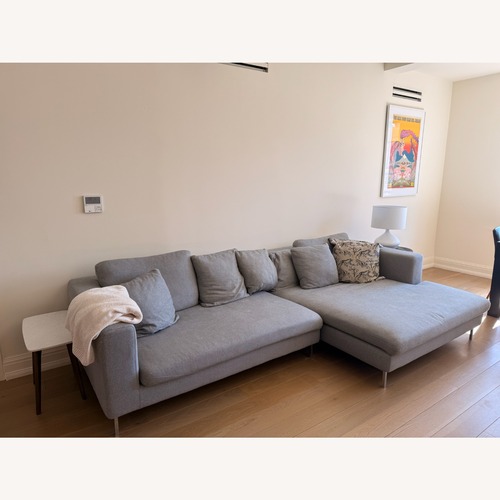 Used Rove Concepts Light Gray Hugo Sectional for sale on AptDeco