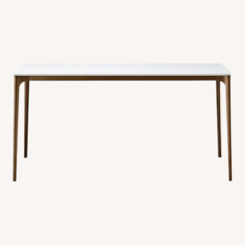 Used West Elm Canto White Dining Table for sale on AptDeco