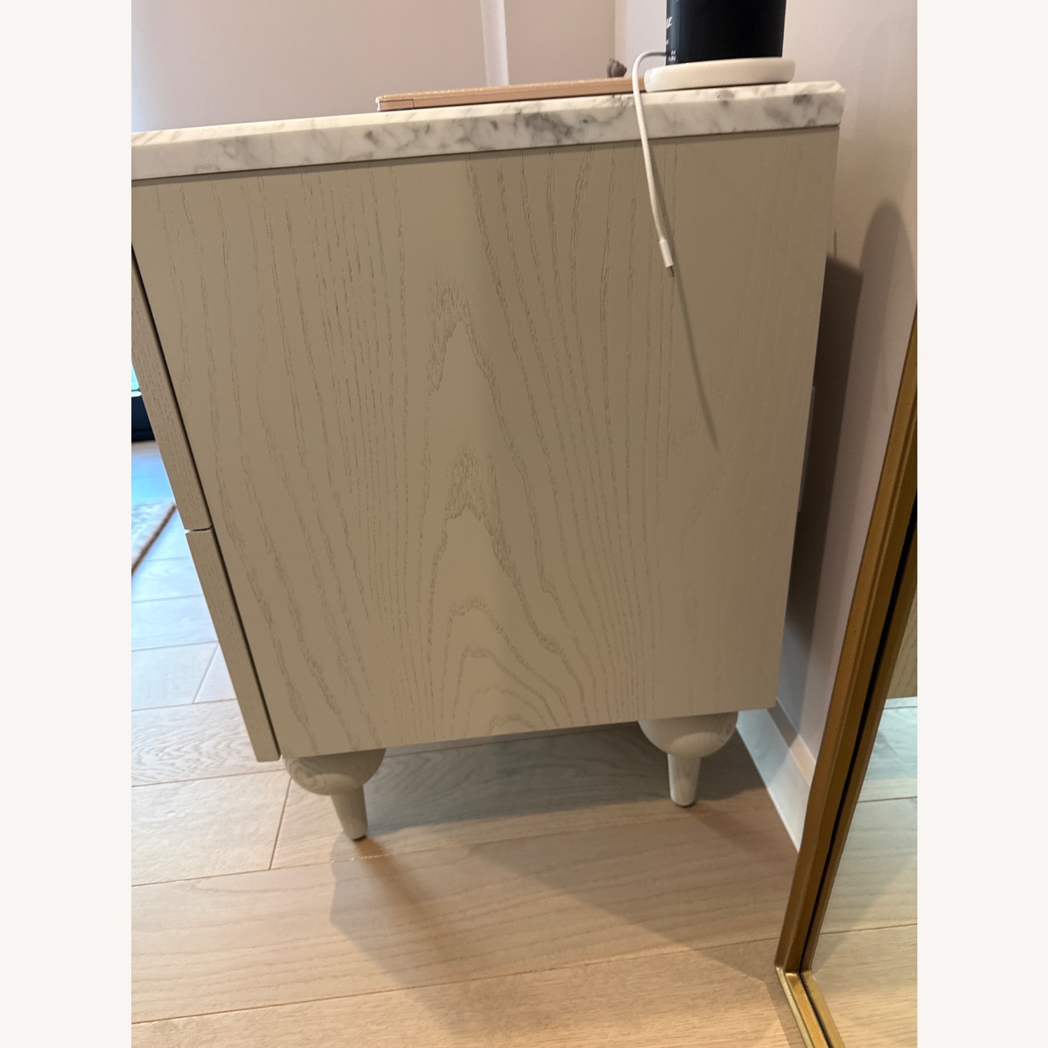 Anthropologie Fern Marble Top Nightstand  - image-3