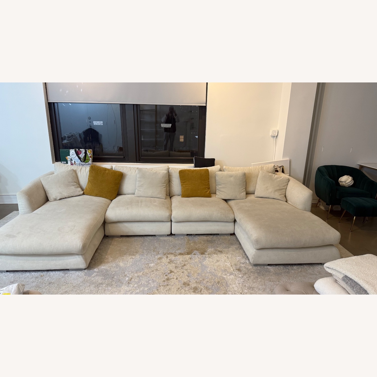 Aalto Double Chaise Sectional - image-2