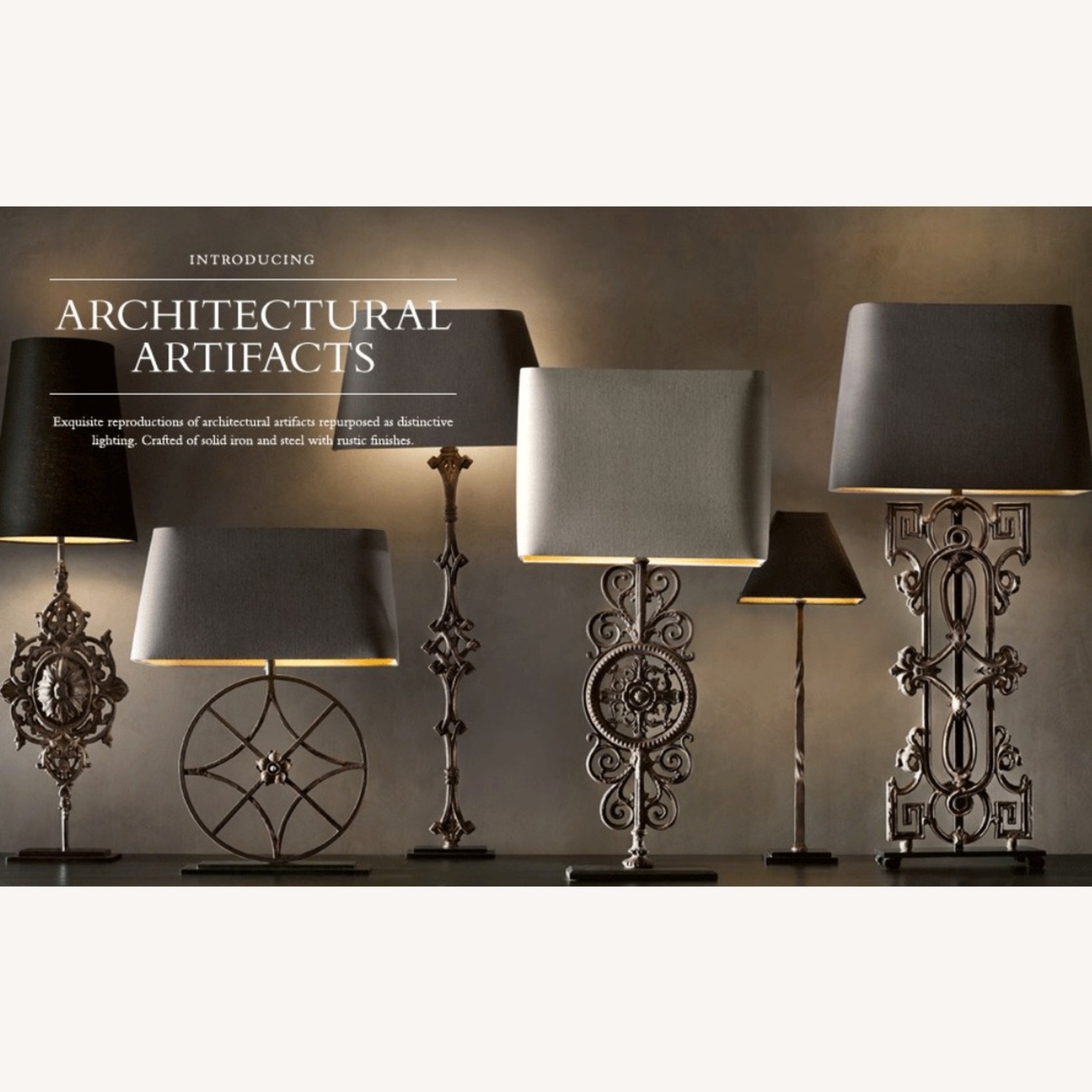 Restoration Hardware Greek Key Baluster Table Lamp - image-2