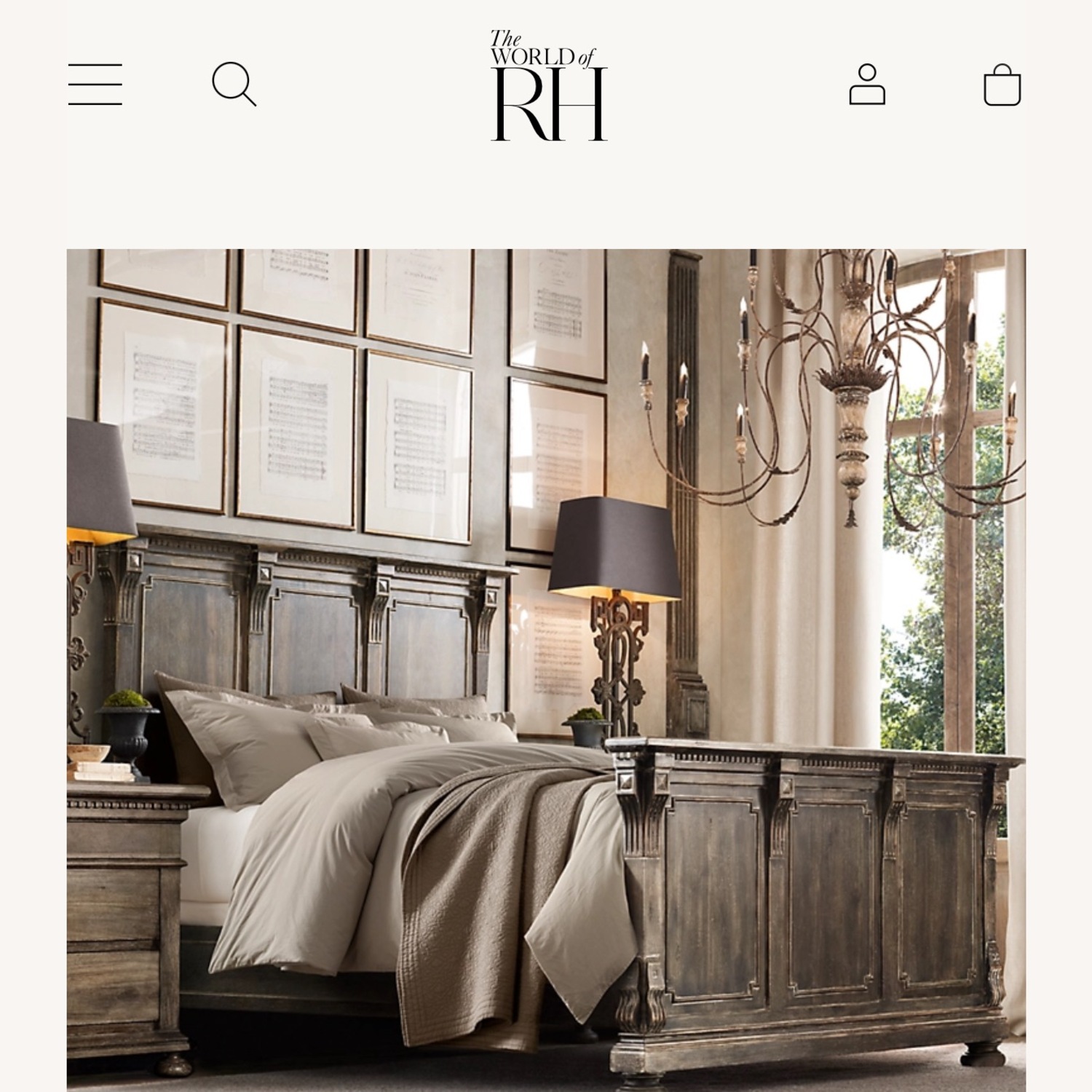 Restoration Hardware Greek Key Baluster Table Lamp - image-3