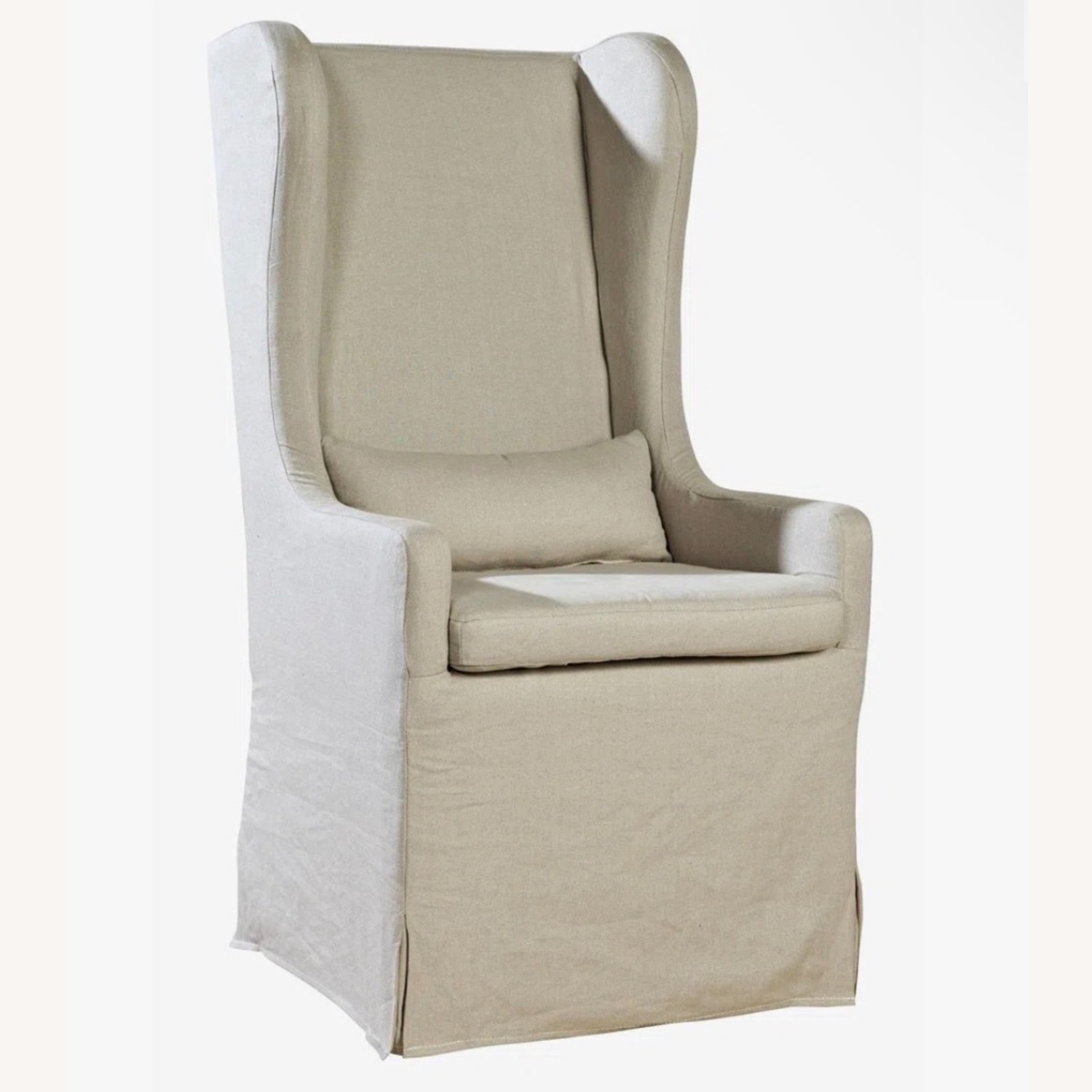 Restoration Hardware Wingback Parsons Chair with Casters - image-1