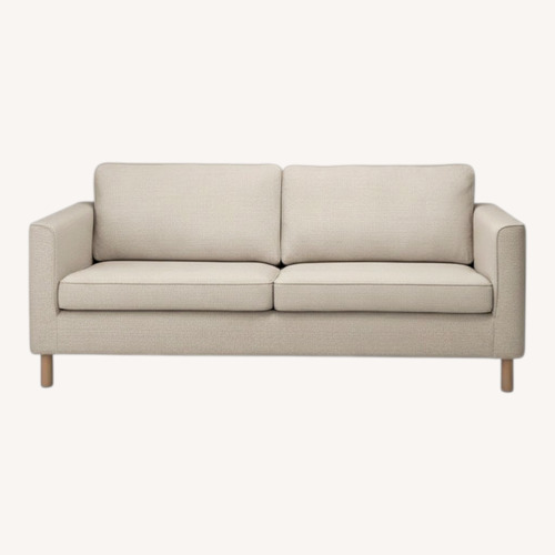 Used IKEA Parup Light Gray Wood 3+ Seater Sofa for sale on AptDeco
