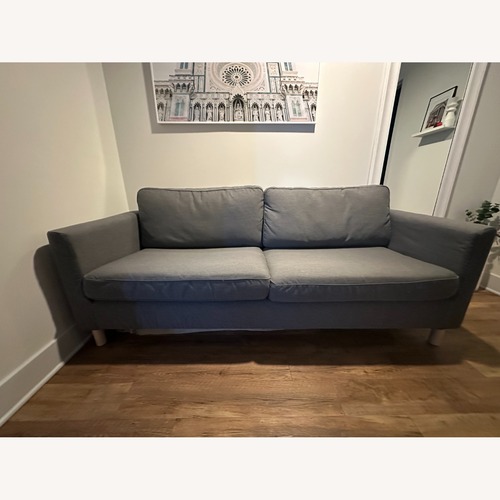 Used IKEA Parup Dark Gray Fabric 2 Seater Sofa for sale on AptDeco