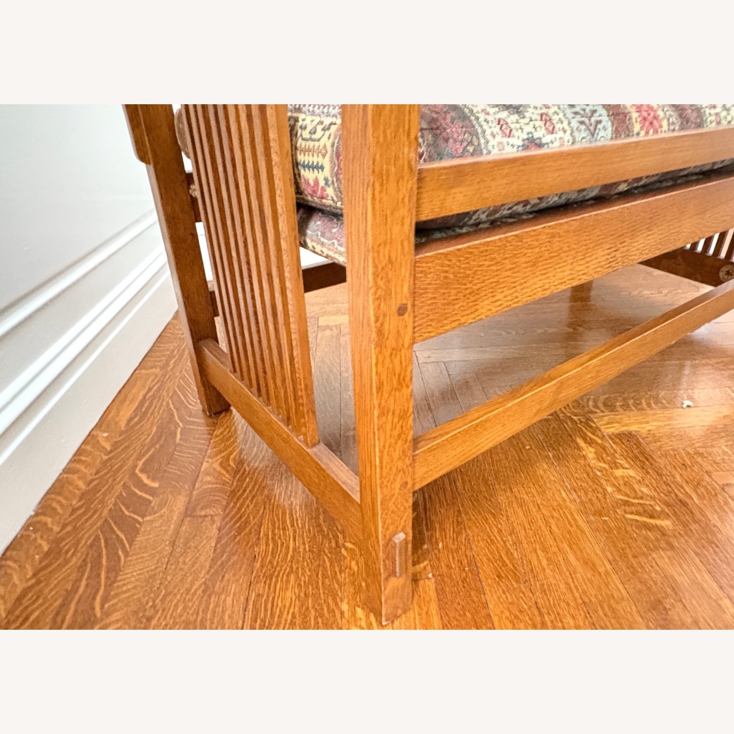 Stickley Brothers Furniture Natural Wood Bench - image-11