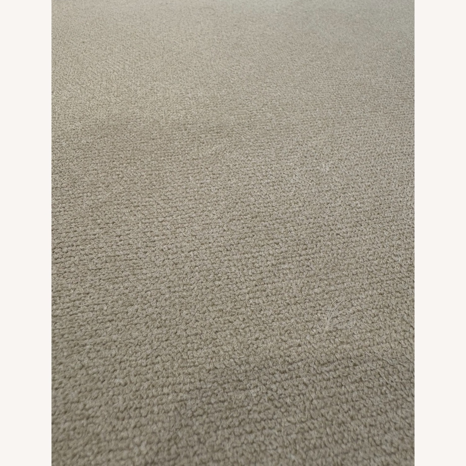 Valyou Beige Fabric 2 Piece Sectional with Ottoman - image-1