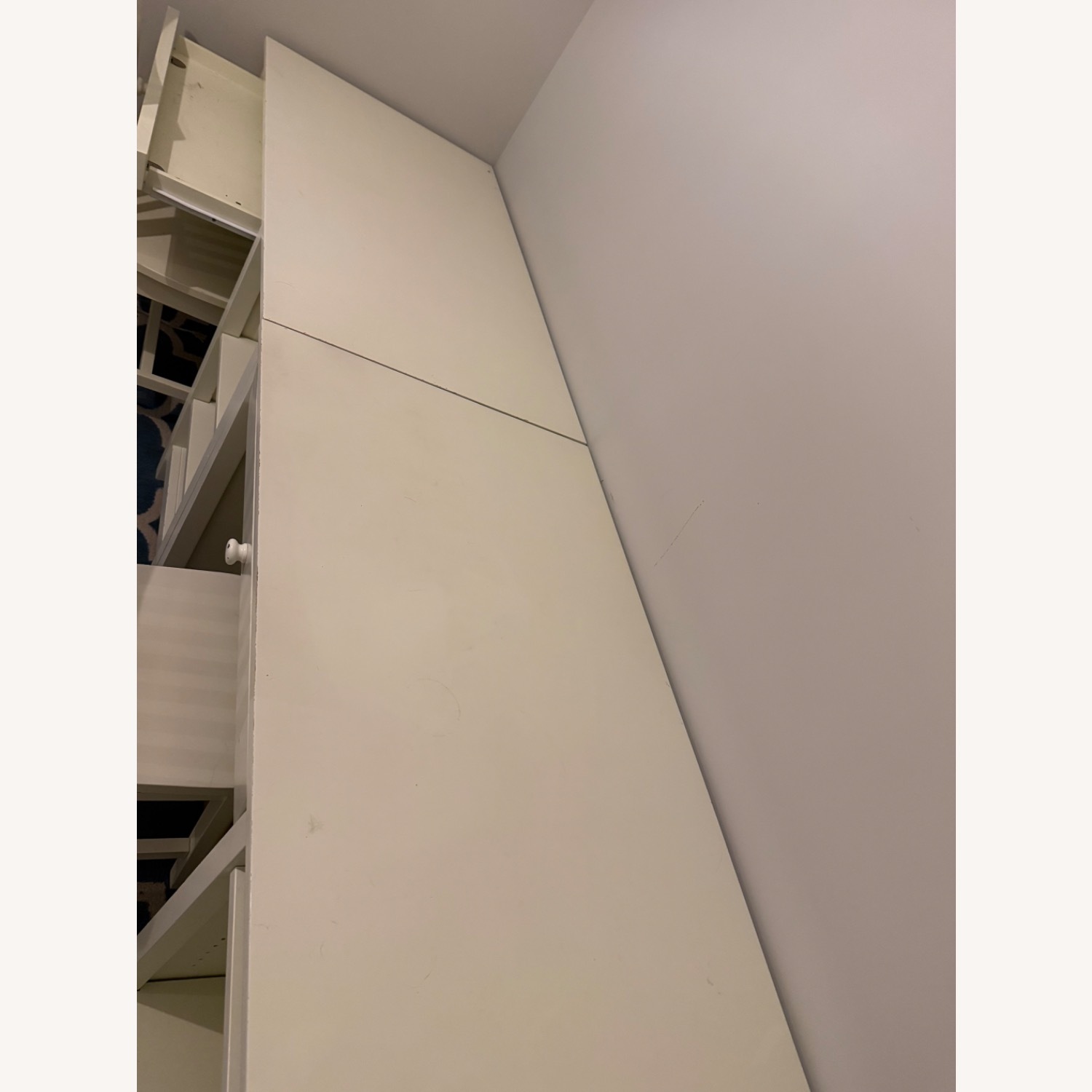 Pottery Barn Kids White Desk and Chair x 2 - image-2