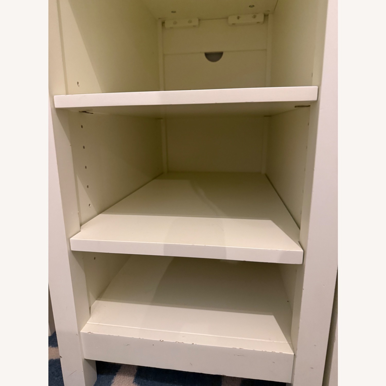 Pottery Barn Kids White Desk and Chair x 2 - image-7