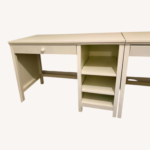 Used Pottery Barn Kids White Desk and Chair x 2 for sale on AptDeco