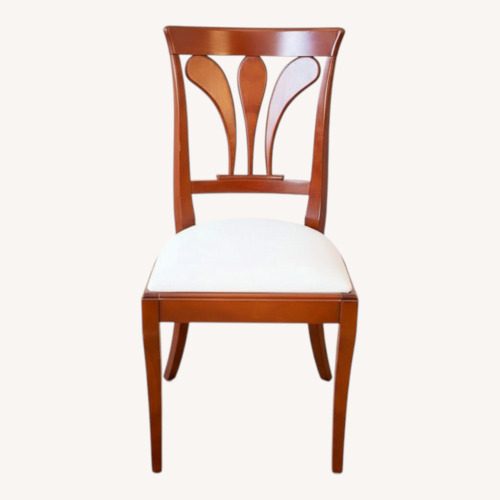 Used Grange Cherry Wood Dining Chair for sale on AptDeco