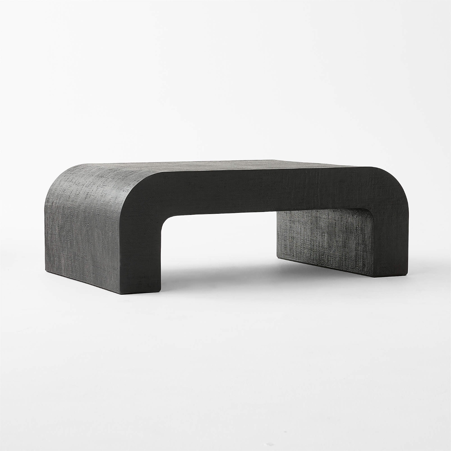 CB2 Resin Black Coffee Table - image-6