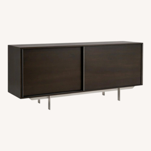 Used Room & Board Smith Dark Brown Wood Storage Cabinet for sale on AptDeco