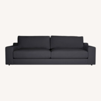 ABC Carpet and Home Cobble Hill Dark Gray Fabric Sleeper Sofa
