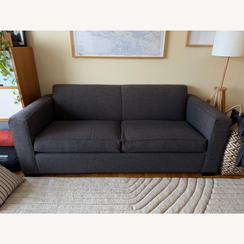 Used ABC Carpet and Home Cobble Hill Dark Gray Fabric Sleeper Sofa for sale on AptDeco