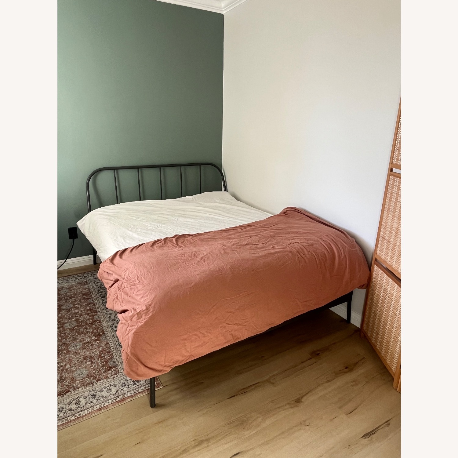 IKEA Kopardal Dark Gray Metal Queen Bed - image-1