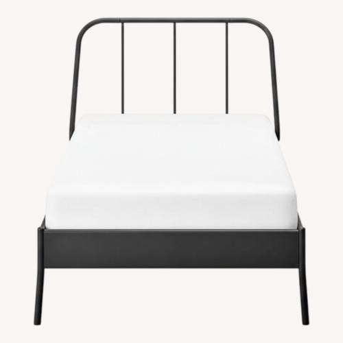 Used IKEA Kopardal Dark Gray Metal Queen Bed for sale on AptDeco