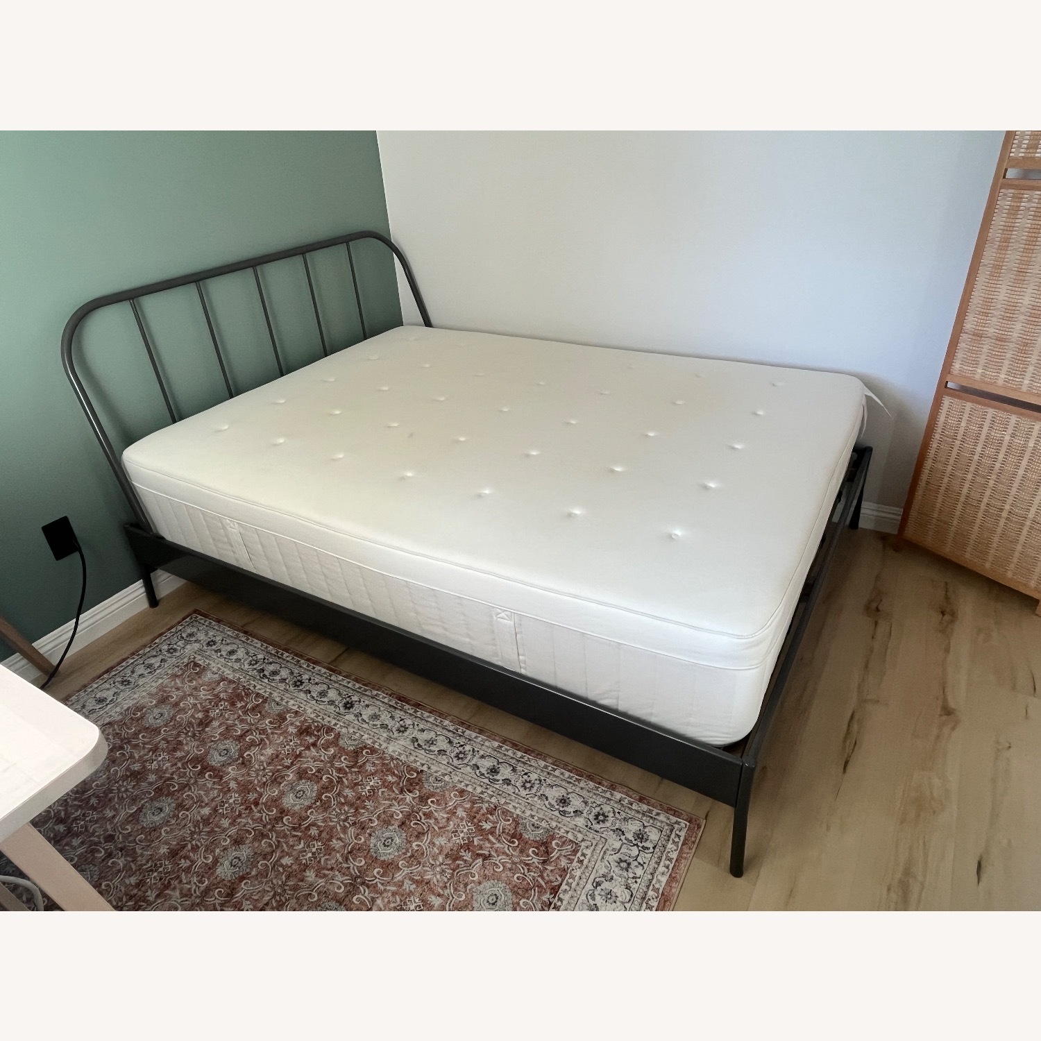 IKEA Kopardal Dark Gray Metal Queen Bed - image-4