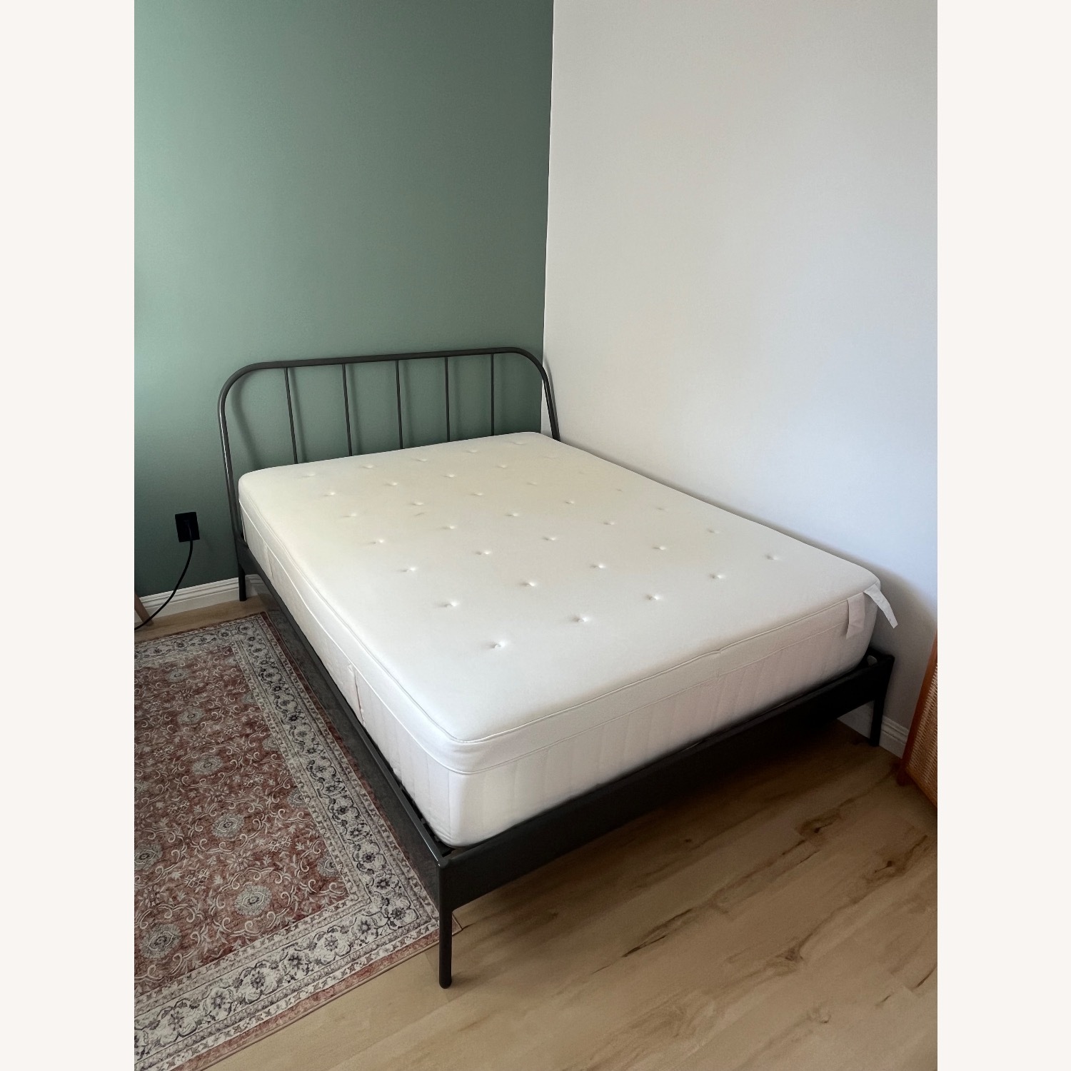 IKEA Kopardal Dark Gray Metal Queen Bed - image-2