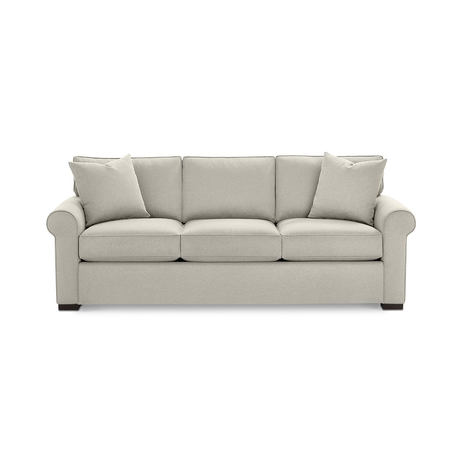 Macy's Laurent White Fabric 3+ Seater Sofa - image-8