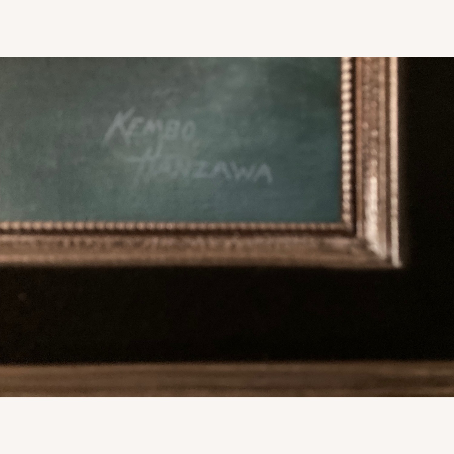 Signed Large Kembo Hanzawa Mid Century Oil - image-3