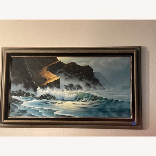 Used Signed Large Kembo Hanzawa Mid Century Oil for sale on AptDeco