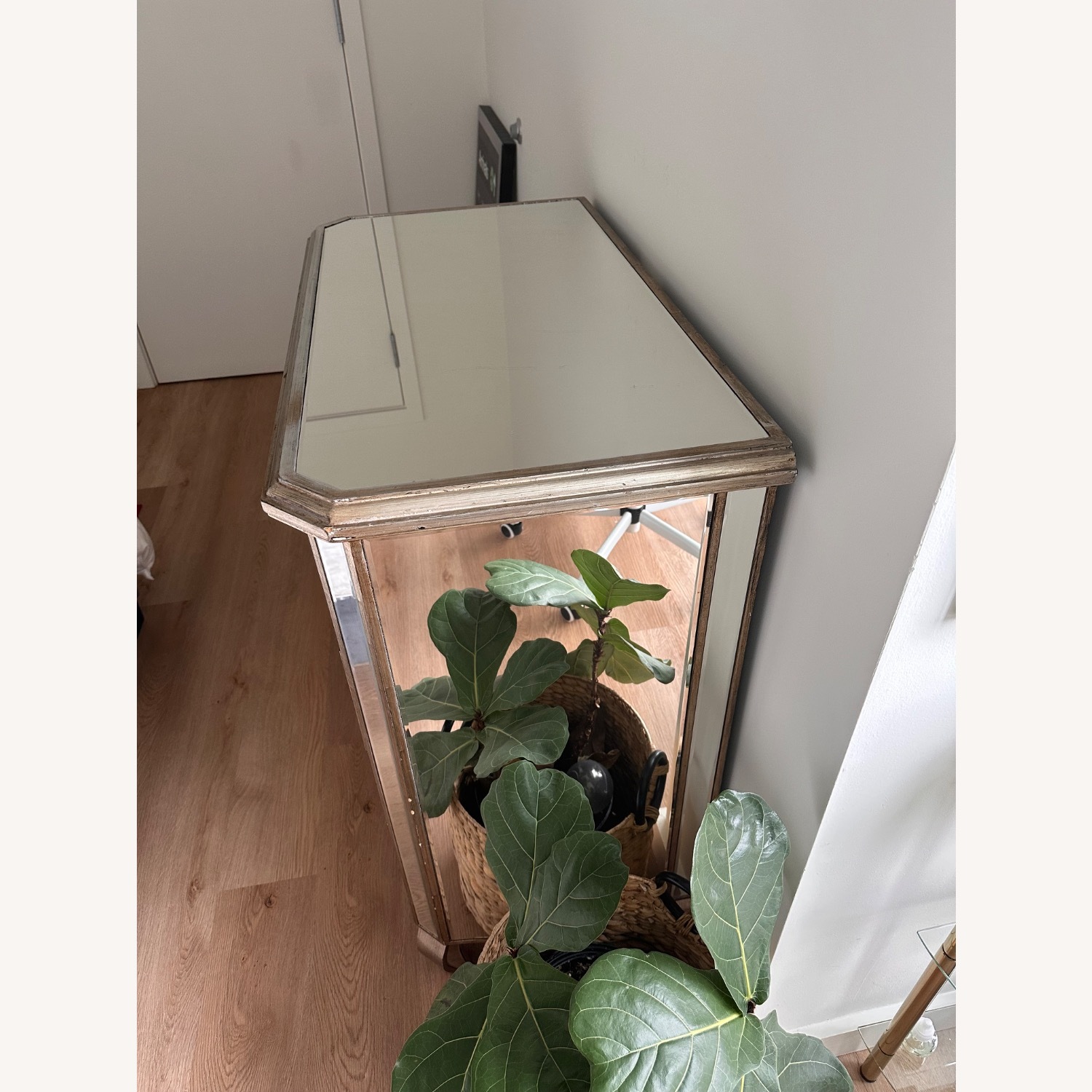 Vintage/Antique Mirrored Glass Dresser - image-2