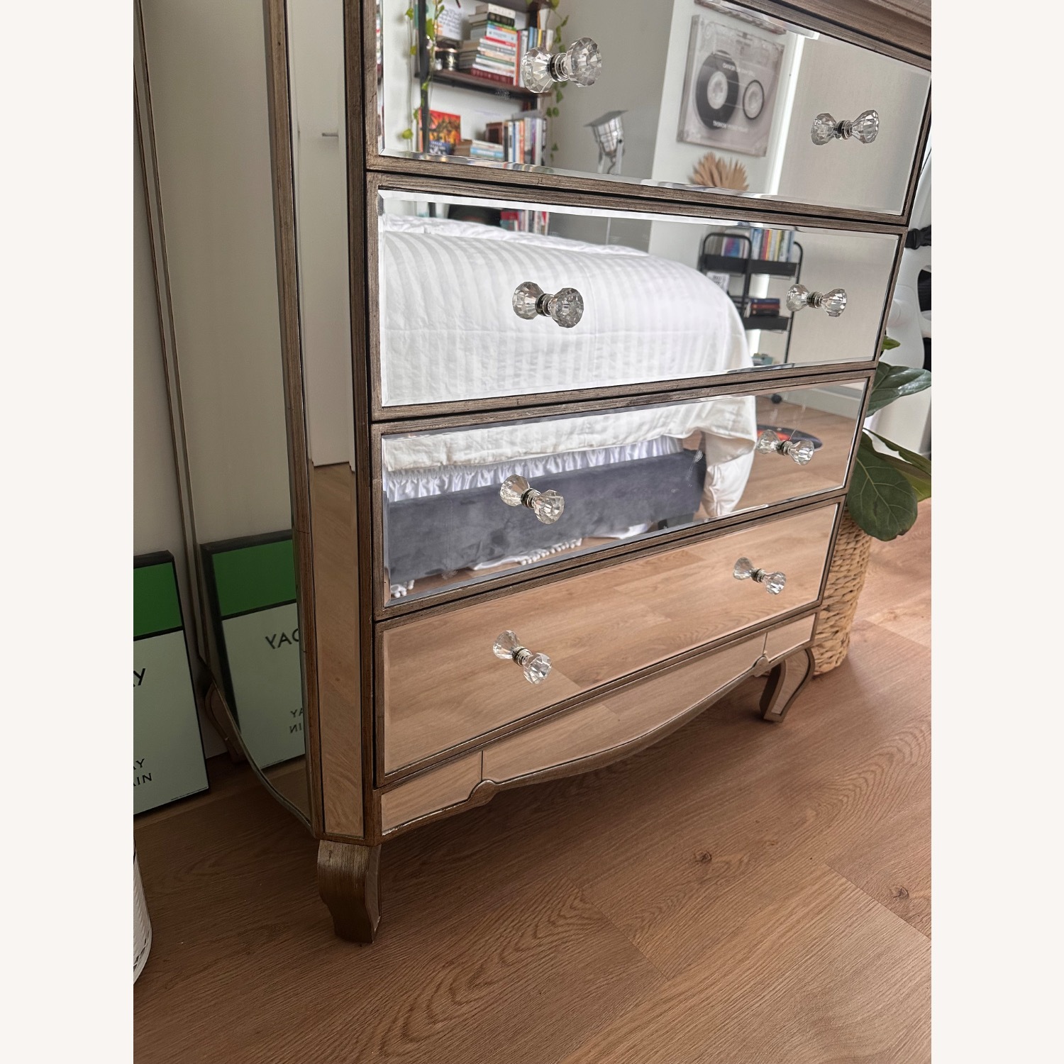 Vintage/Antique Mirrored Glass Dresser - image-4