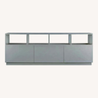 White Wood Media Console