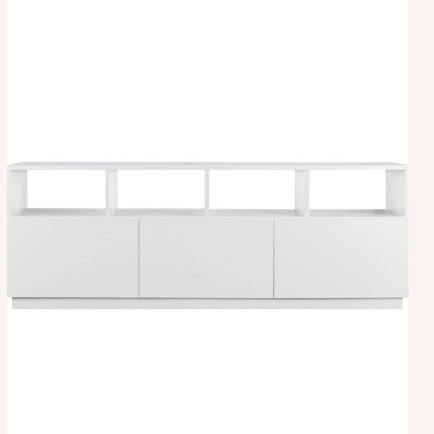 White Wood Media Console - image-5